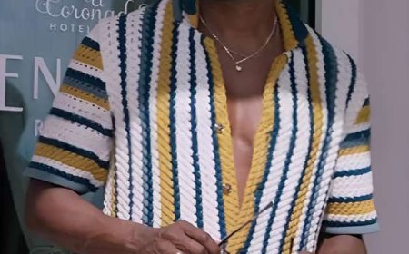 2025 The Four Seasons Colman Domingo Crochet Shirt – A Style Reimagined