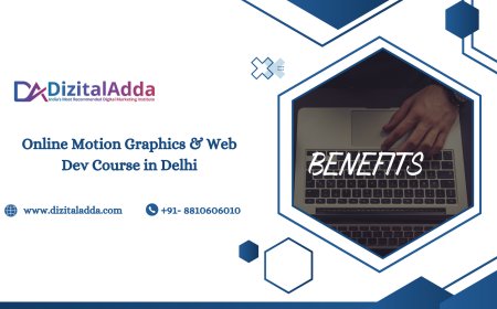 Online Motion Graphics & Web Dev Course in Delhi
