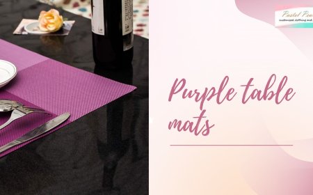 Royal & Bold: Styling Purple Table Mats for a Luxe Look