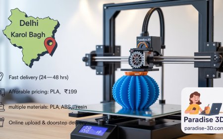 Affordable & Best 3D Printing Service in Karol Bagh – Fast, Custom & Local Solutions