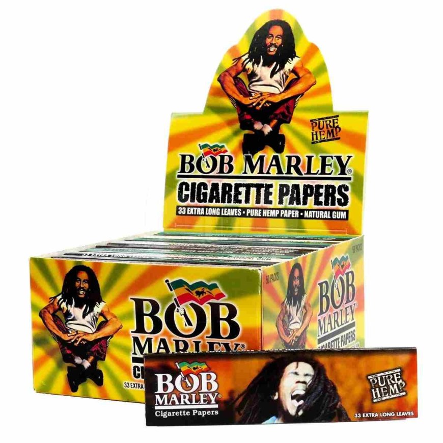 Buy Bob Marley 1 1/4" Pure Hemp Cigarette Rolling Papers