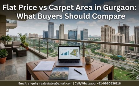 Flat Price vs Carpet Area in Gurgaon: What Buyers Should Compare