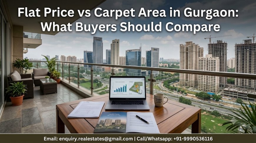 Flat Price vs Carpet Area in Gurgaon: What Buyers Should Compare